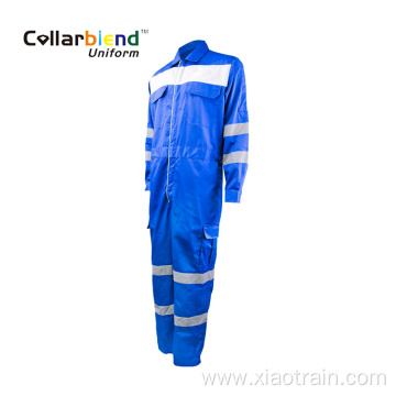 Blue Reflective Work Cloth FR Safety Overall